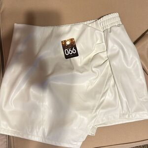 #66,  luvamia Shorts for Women Faux Leather Skorts High Waisted.